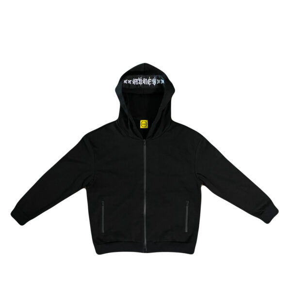 MANEY EMBROIDERED ZIP-UP HOODIE - Image 3