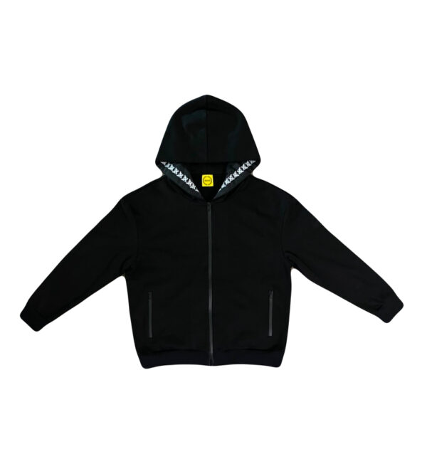 MANEY EMBROIDERED ZIP-UP HOODIE